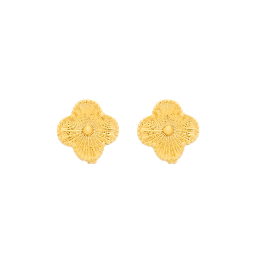 Brinco Dourado de Flor